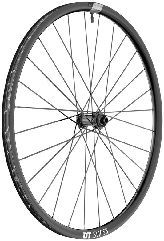 DT Swiss HG 1800 Spline Front Wheel - 700 12 x 100mm Center-Lock Black Front Wheel DT Swiss   