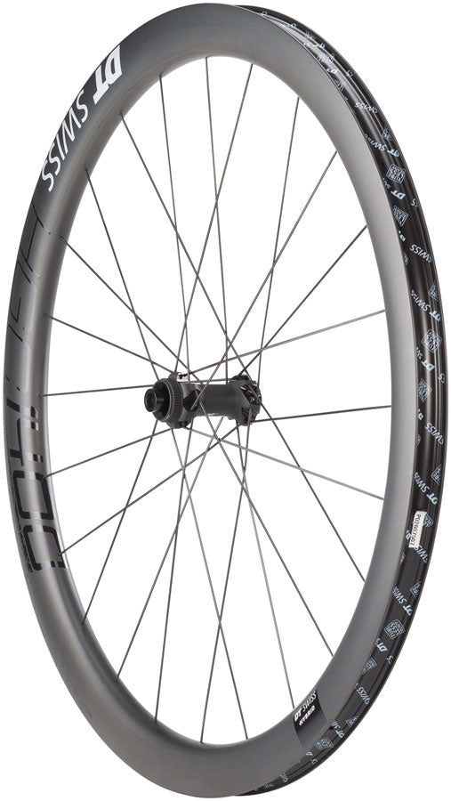 DT Swiss HGC 1400 Spline 42 Front Wheel - 700 12 x 100mm Center-Lock Black Front Wheel DT Swiss   
