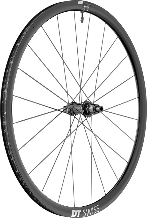 DT Swiss AR 1600 Spline 30 Rear Wheel - 700c 12 x 142mm Center-Lock XDR Ratchet 36 SL BLK Rear Wheel DT Swiss   