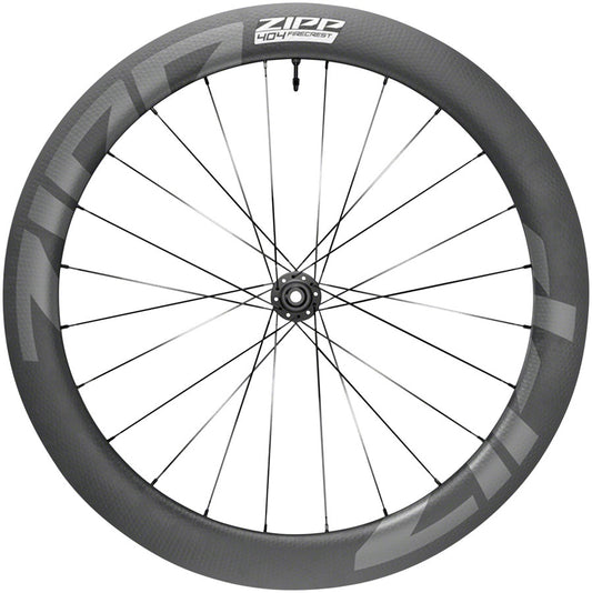 Zipp 404 Firecrest Carbon Front Wheel - 700 12 X 100mm Center-Lock Tubeless BLK A1 Front Wheel Zipp Speed Weaponry   