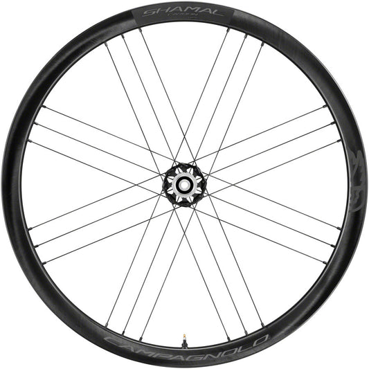 Campagnolo SHAMAL Carbon Disc Front Wheel - 700 12 x 100mm Centerlock Black Front Wheel Campagnolo   