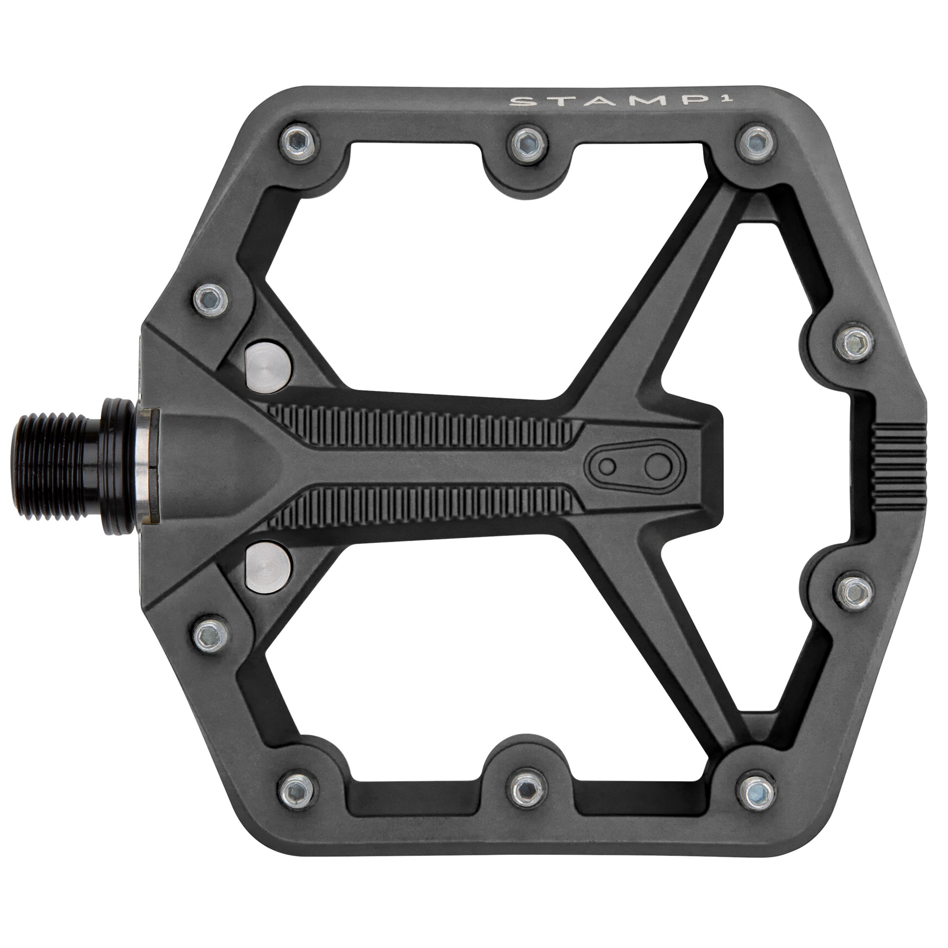 Crank Brothers Stamp 1 Gen 2 Pedals - Platform Composite 9/16" Black Small Pedals Crank Brothers   