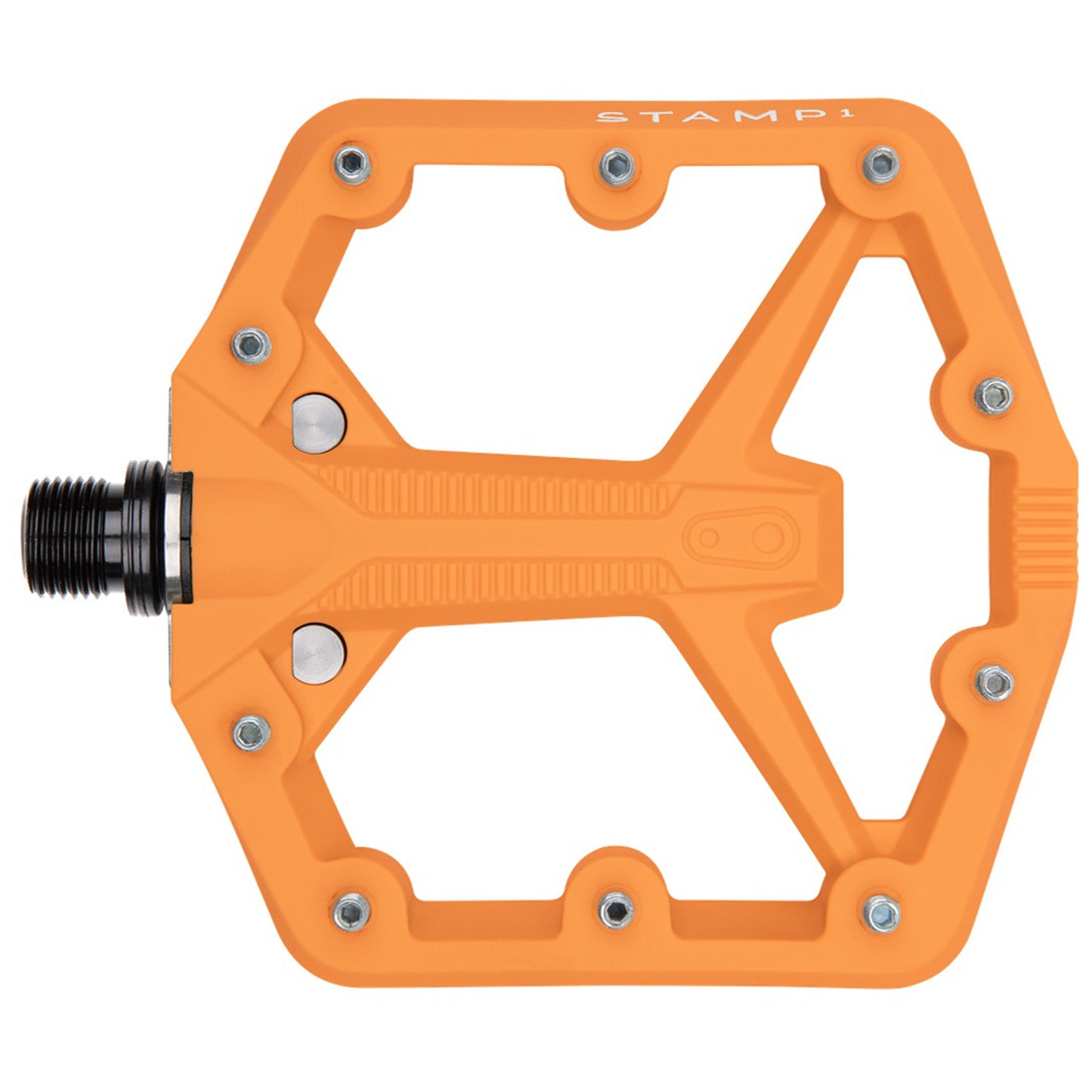 Crank Brothers Stamp 1 Gen 2 Pedals - Platform Composite 9/16" Orange Small Pedals Crank Brothers   