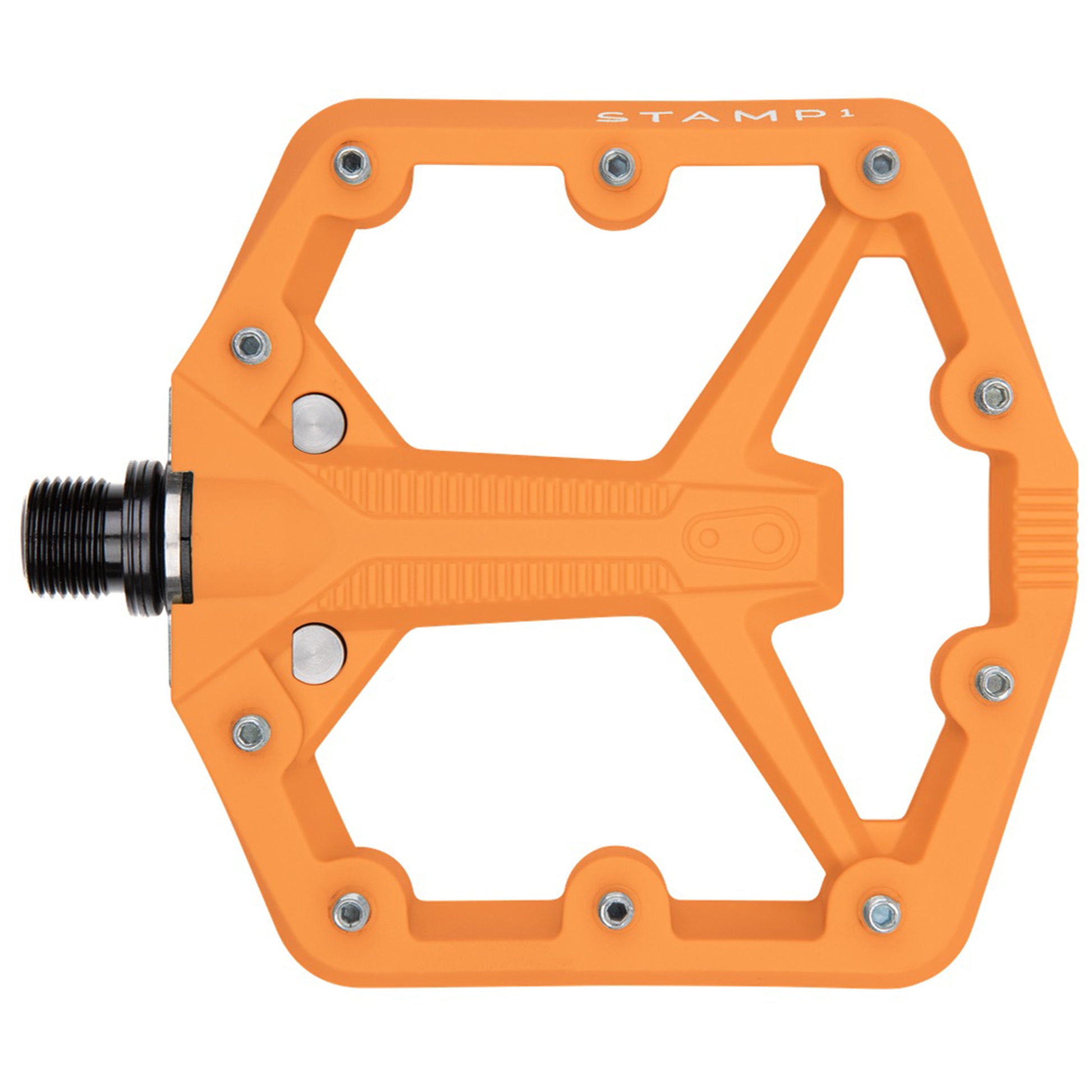 Crank Brothers Stamp 1 Gen 2 Pedals - Platform Composite 9/16" Orange Small Pedals Crank Brothers   