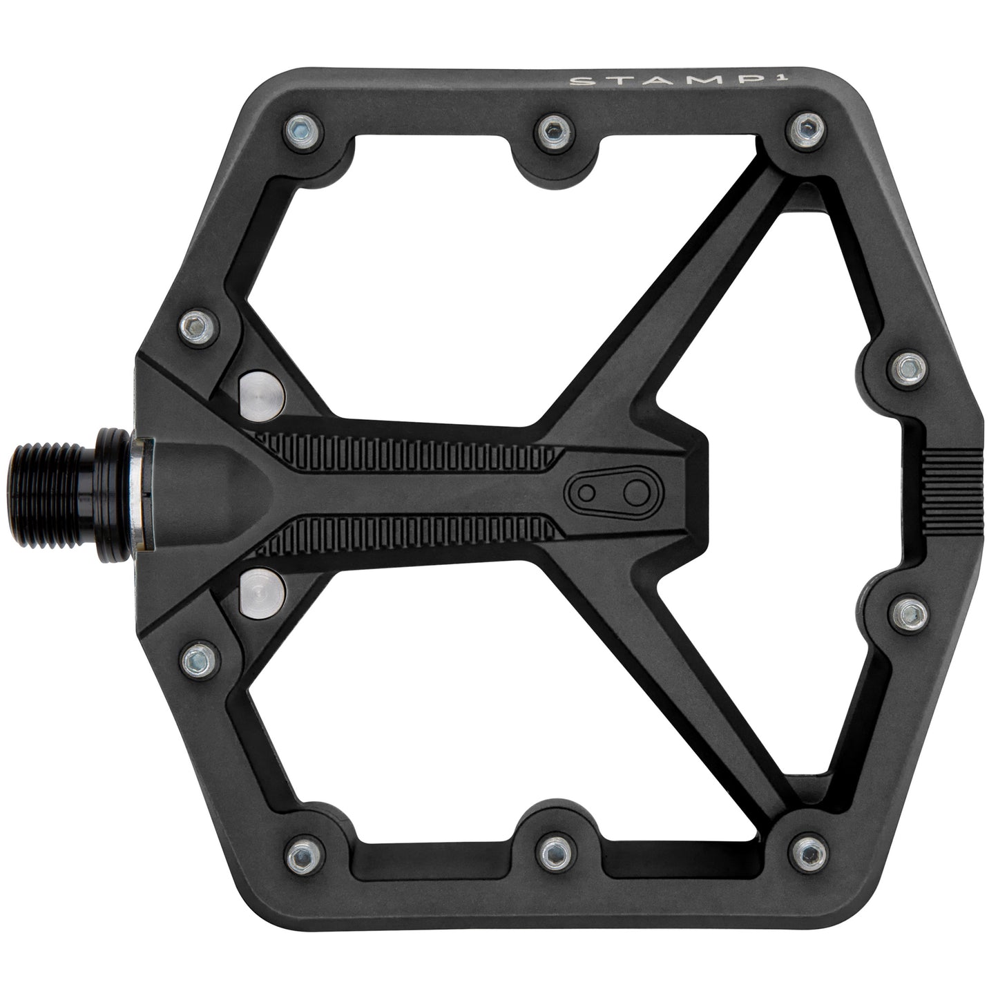 Crank Brothers Stamp 1 Gen 2 Pedals - Platform Composite 9/16" Black Large Pedals Crank Brothers   