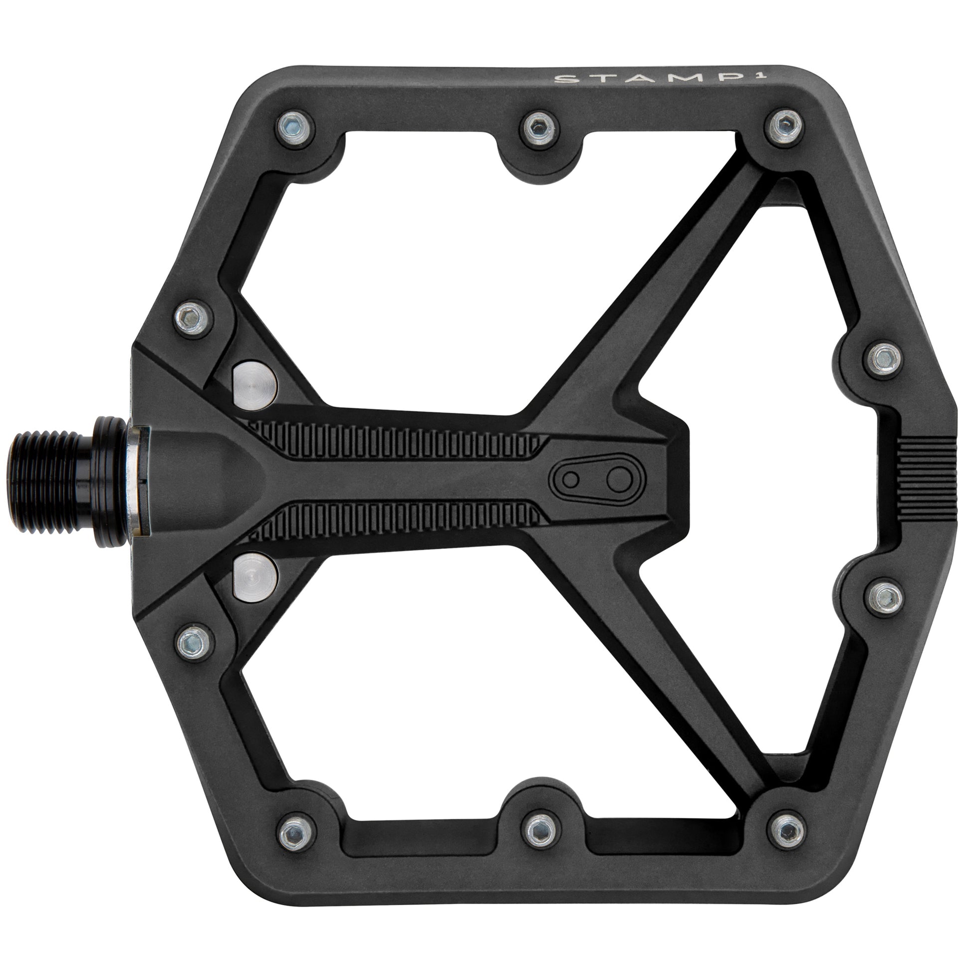 Crank Brothers Stamp 1 Gen 2 Pedals - Platform Composite 9/16" Black Large Pedals Crank Brothers   