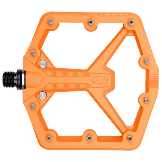 Crank Brothers Stamp 1 Gen 2 Pedals - Platform Composite 9/16" Orange Large Pedals Crank Brothers   