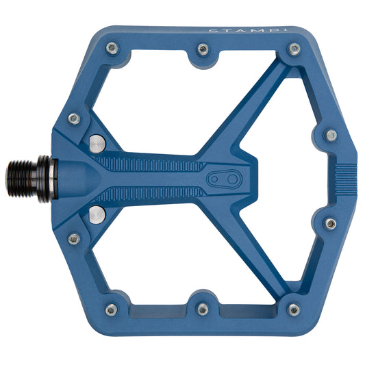 Crank Brothers Stamp 1 Gen 2 Pedals - Platform Composite 9/16" Navy Large Pedals Crank Brothers   