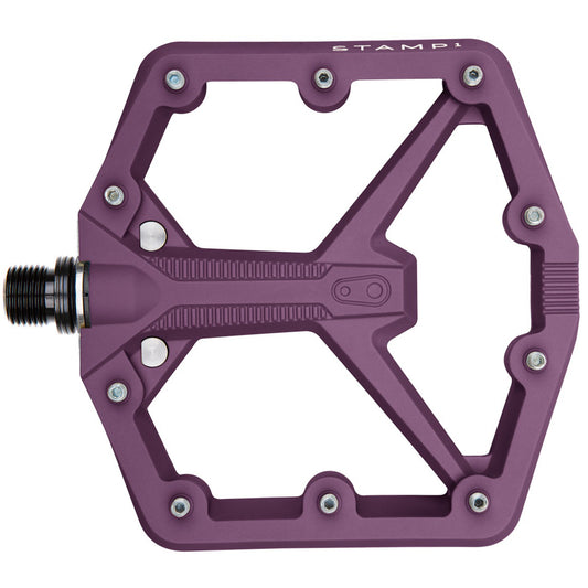 Crank Brothers Stamp 1 Gen 2 Pedals - Platform Composite 9/16" Purple Large Pedals Crank Brothers   
