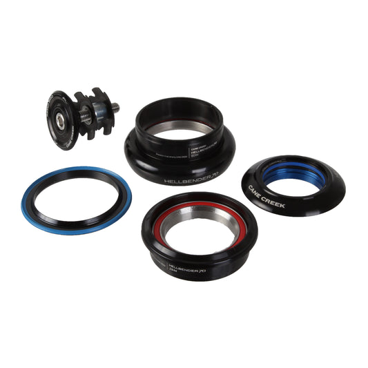 Cane Creek Hellbender 70 Headset ZS44/28.6 EC44/40 Black Headsets Cane Creek   