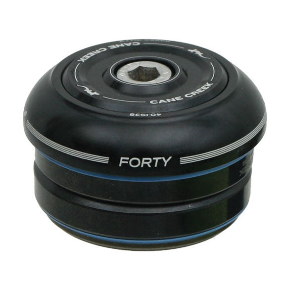 Cane Creek 40 IS38/25.4 IS38/26 Short Cover Headset Black Headsets Cane Creek   