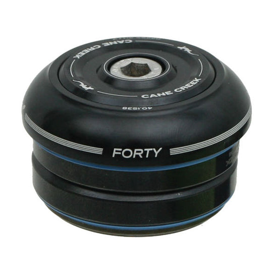 Cane Creek 40 IS38/25.4 IS38/26 Short Cover Headset Black Headsets Cane Creek   