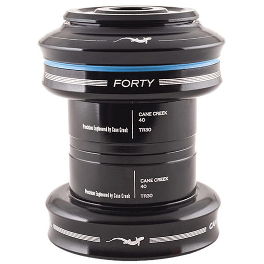 Cane Creek 40 EC30/25.4 / EC30/26 Headset 1" Straight Steerer Black Headsets Cane Creek   