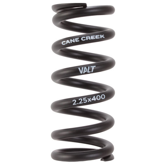 Cane Creek VALT Lightweight Steel Spring Coil Shock 2.25"/57mm x 400lbs BLK Rear Shock Spring Cane Creek   