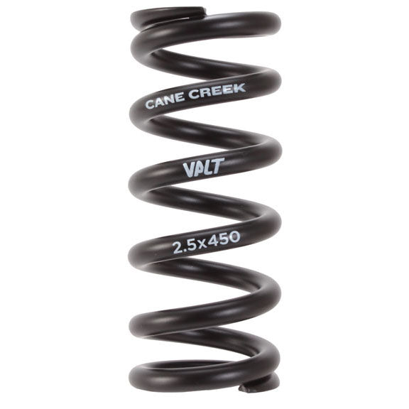 Cane Creek VALT Lightweight Steel Spring Coil Shock 2.50"/63mm x 450lbs BLK  Rear Shock Spring Cane Creek   