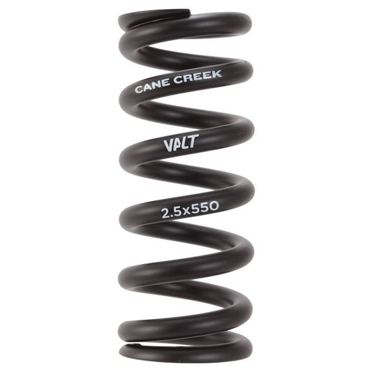 Cane Creek VALT Lightweight Steel Spring Coil Shock 2.50"/63mm x 550lbs BLK  Rear Shock Spring Cane Creek   