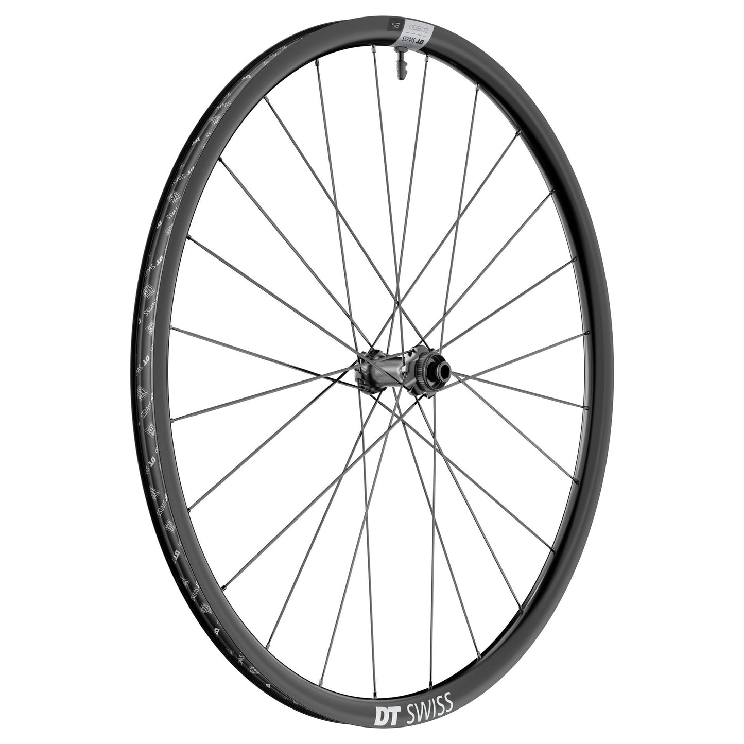 DT Swiss G 1800 Spline 25 Front Wheel - 650b 12 x 100mm Center-Lock Black Front Wheel DT Swiss   