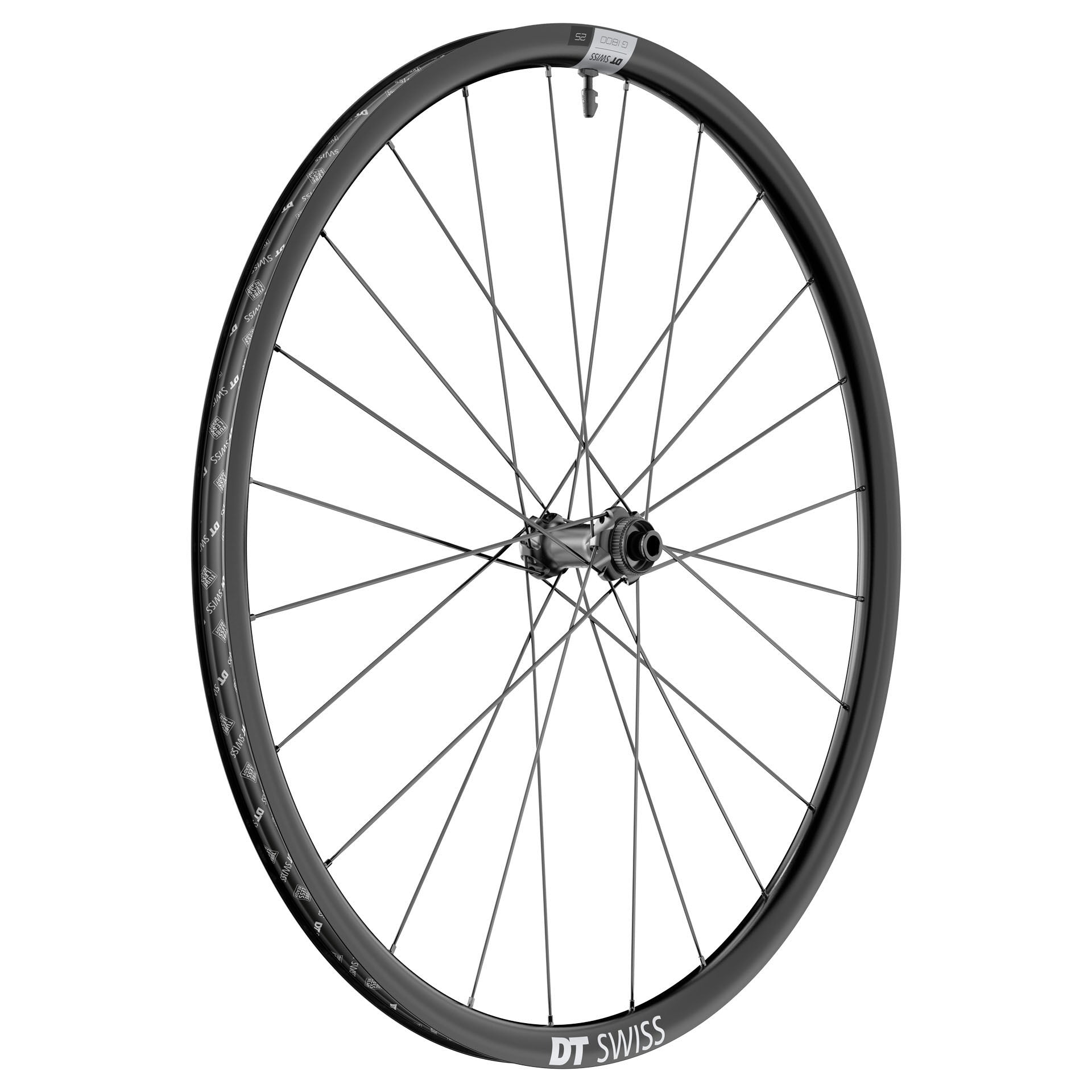 DT Swiss G 1800 Spline 25 Front Wheel - 650b 12 x 100mm Center-Lock Black Front Wheel DT Swiss   