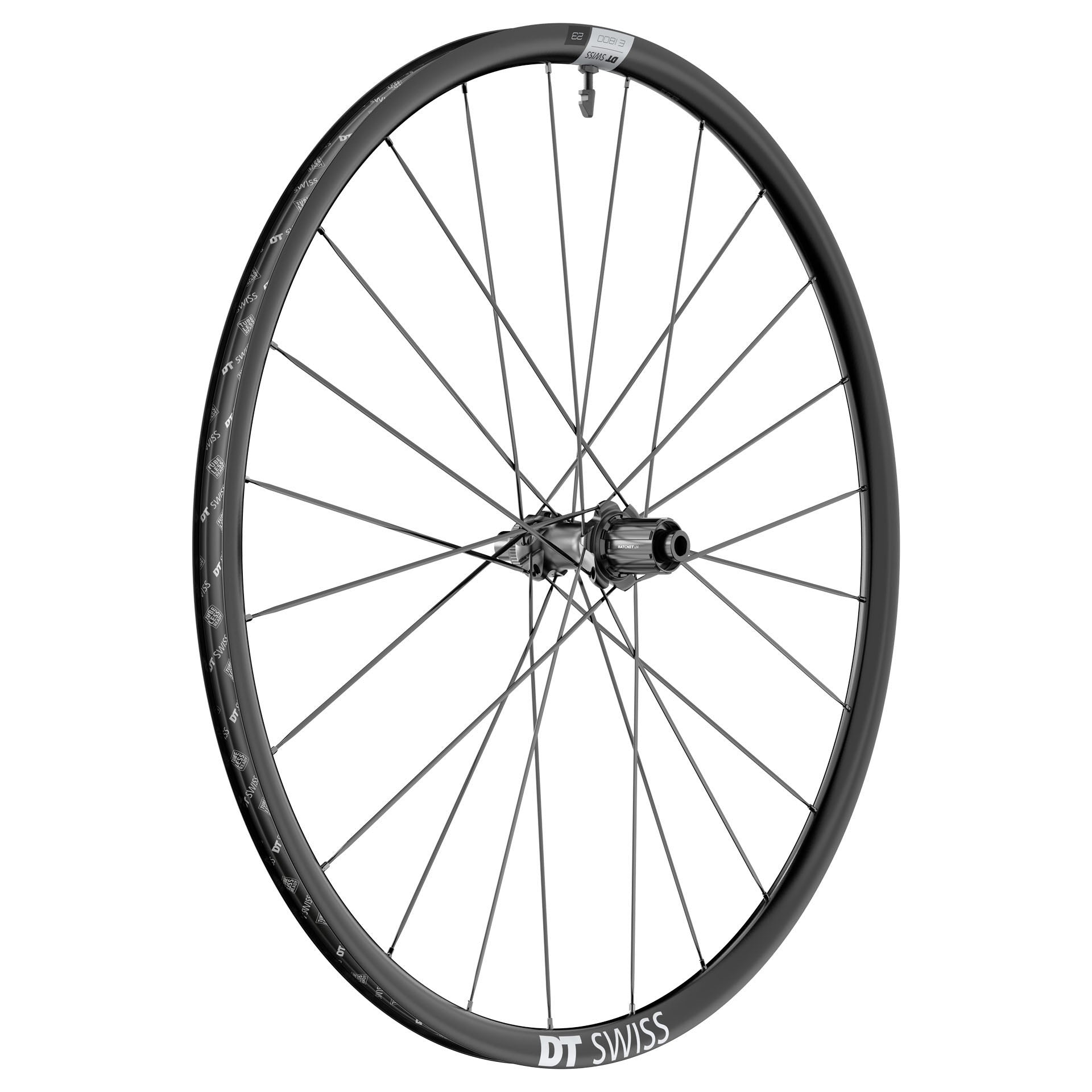 DT Swiss E 1800 Spline 23 Rear Wheel - 700 12 x 142mm Center-Lock HGR11 BLK Rear Wheel DT Swiss   