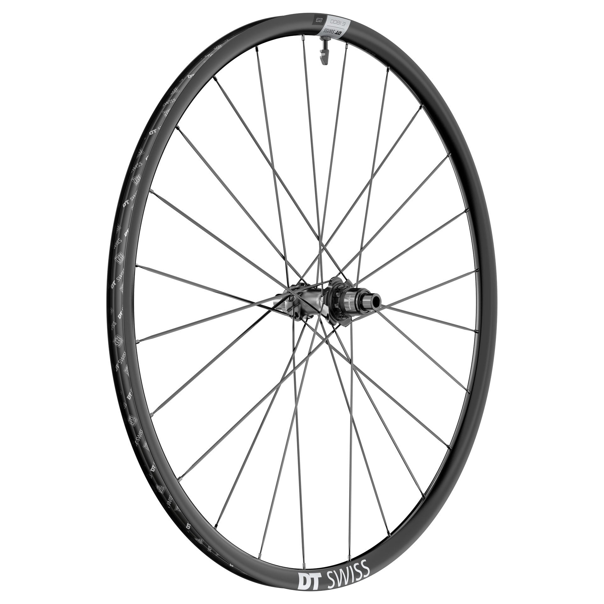 DT Swiss E 1800 Spline 23 Rear Wheel - 700 12 x 142mm Center-Lock XDR Black Rear Wheel DT Swiss   