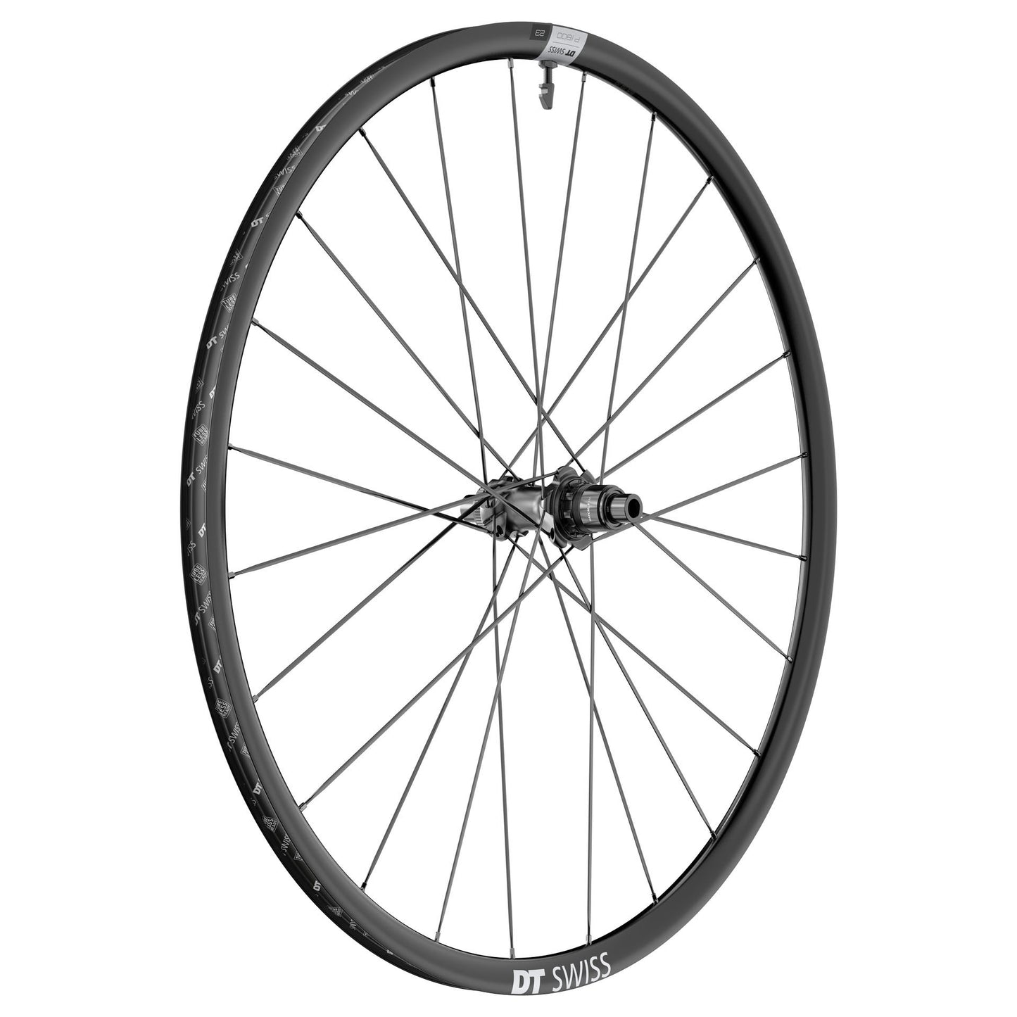 DT Swiss P 1800 Spline 23 Rear Wheel - 700 12 x 142mm Center-Lock XDR Black Rear Wheel DT Swiss   