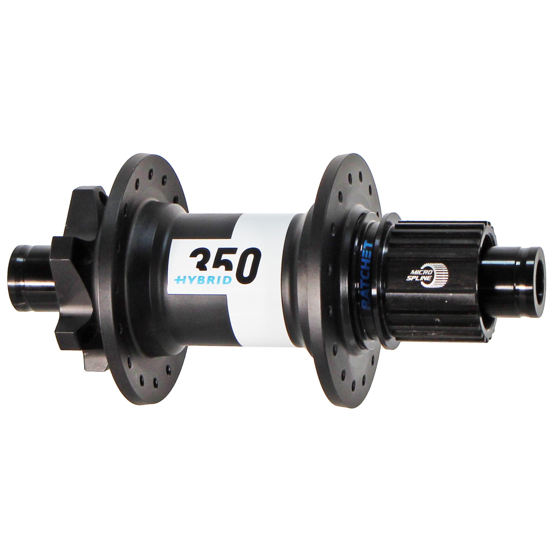 DT Swiss 350 Hybrid Rear Hub - 12 x 148mm 6-Bolt Micro Spline Black 32h 24pt Rear Hub DT Swiss   