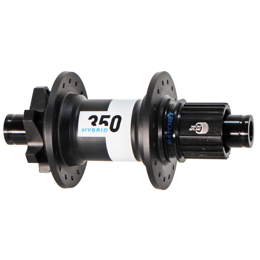 DT Swiss 350 Hybrid Rear Hub - 12 x 148mm 6-Bolt Micro Spline Black 32h 24pt Rear Hub DT Swiss   