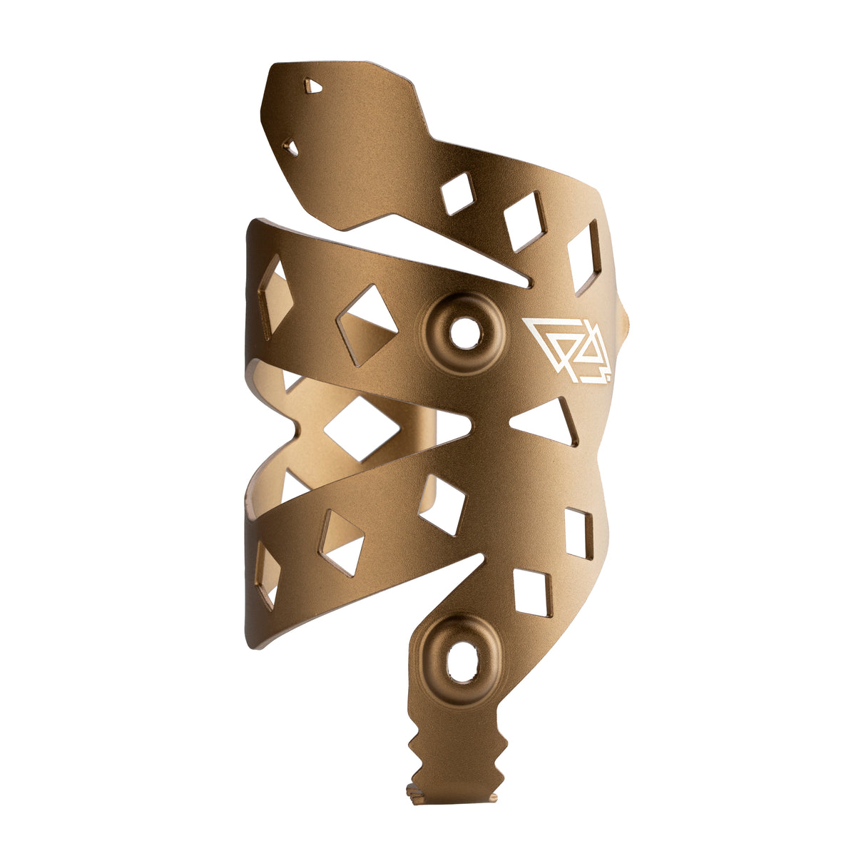 PDW Rattlesnek Kej Water Bottle Cage - Desert Gold Left Opening Water Bottle Cages Portland Design Works   