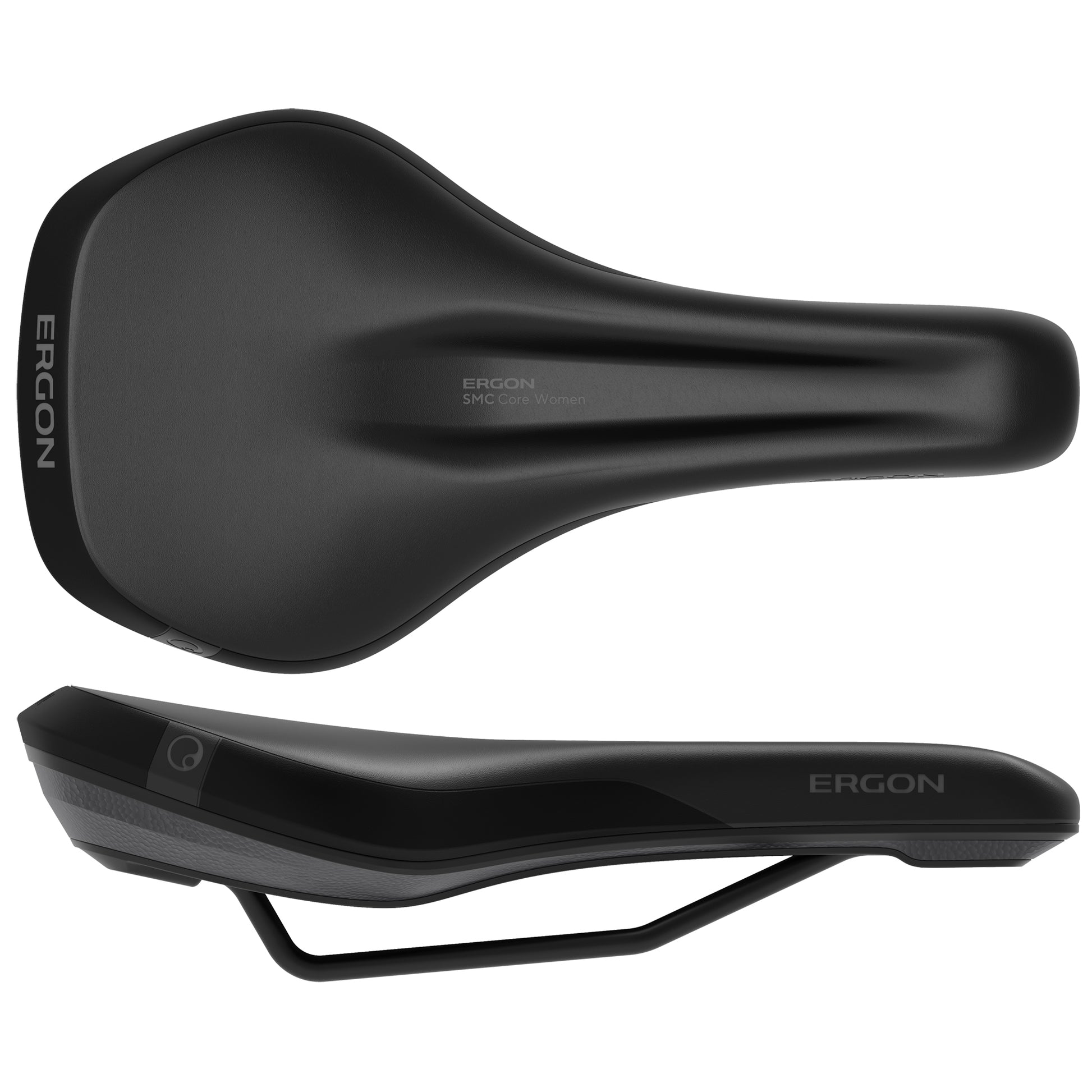 Ergon SMC Core Womens Saddle - SM/MD Black/Gray Saddles Ergon   