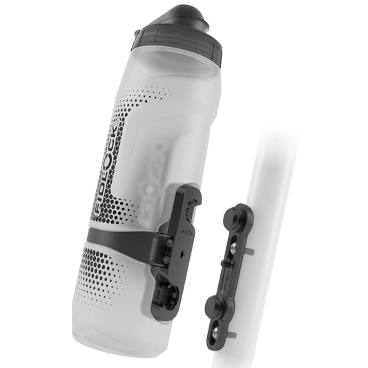 Fidlock TWIST Water Bottle Cage Set - Bike Base Mount Bolt-On 800ml Clear Water Bottles FIDLOCK   