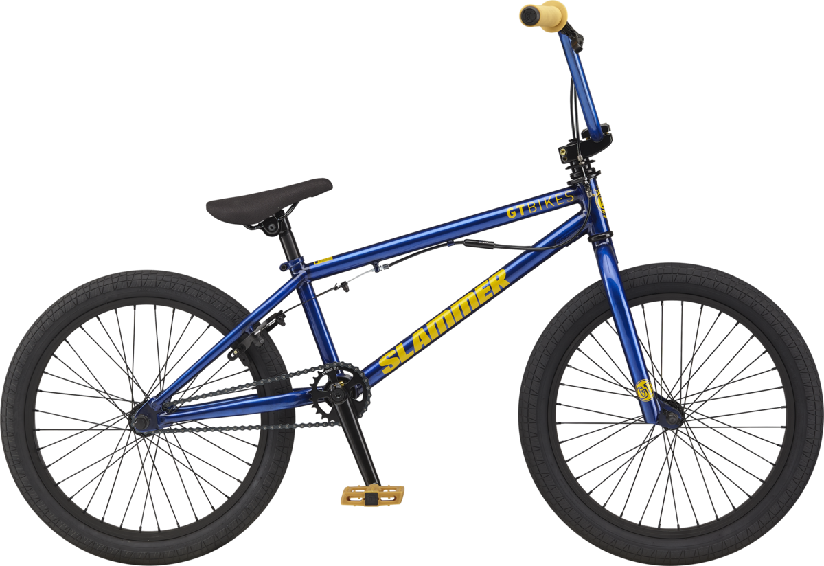 GT Slammer bike Cannondale 20 inch Gloss Trans Electric Blue/Gold 