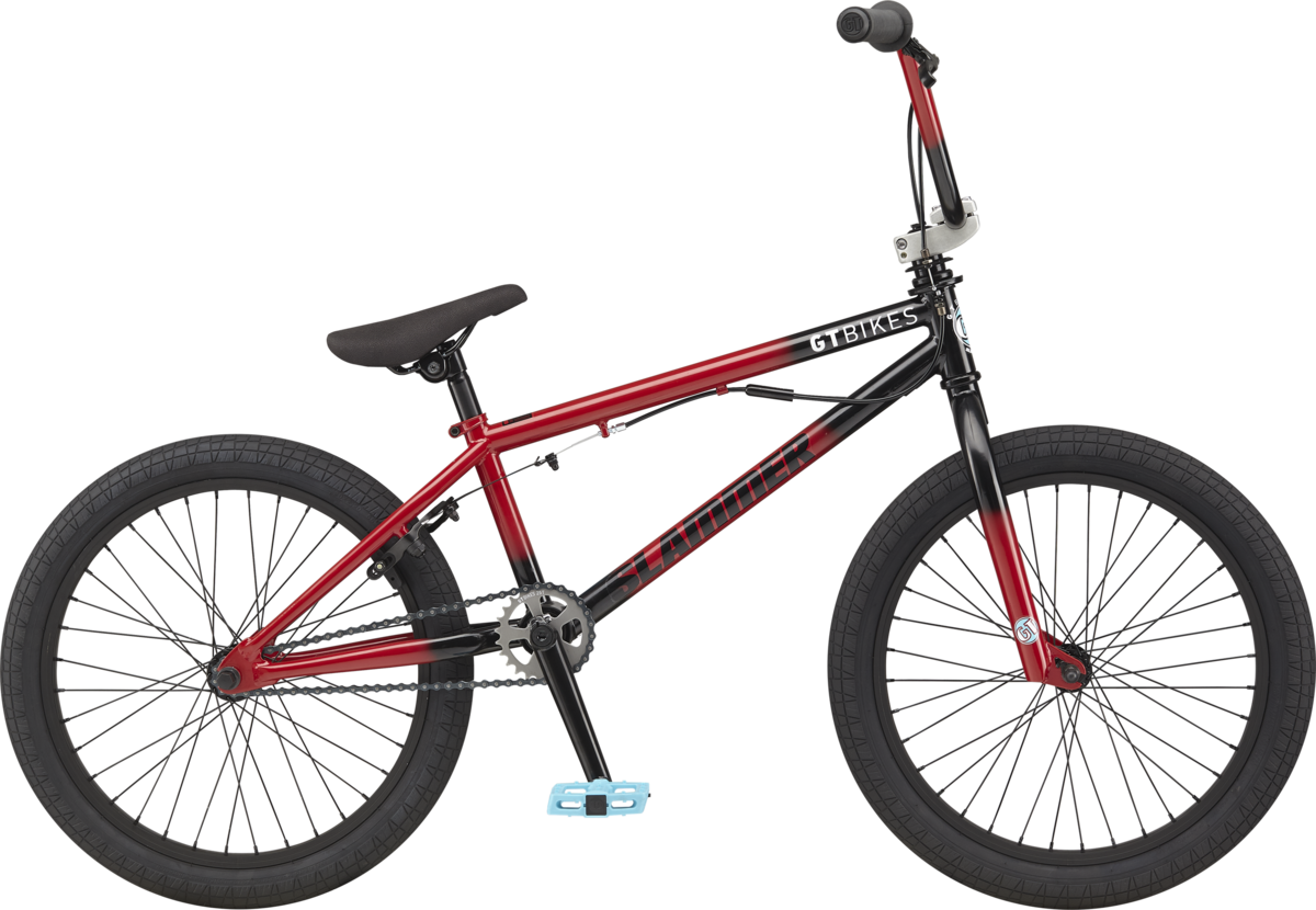 GT Slammer bike Cannondale 20 inch Satin Black/Gloss Red Fade/Black/White/Aqua Blue 