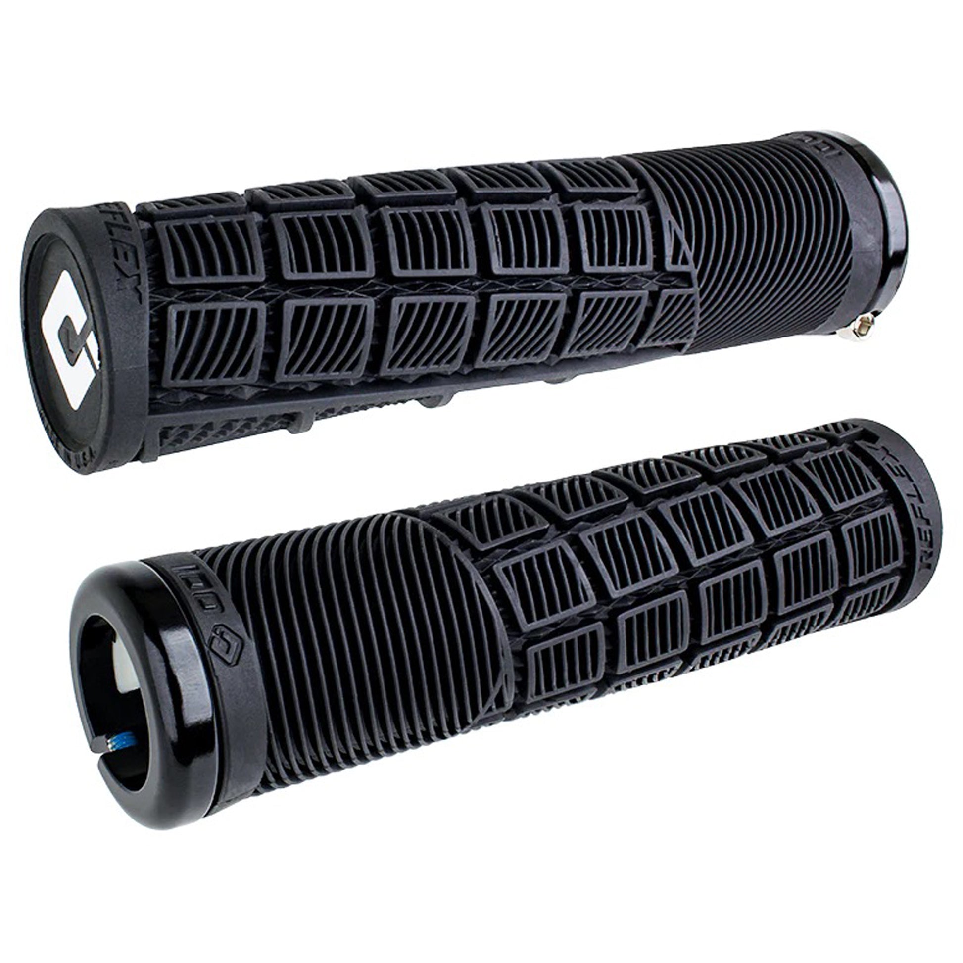 ODI Reflex v2.1 Lock-On Grips - Black/Black Grips ODI   