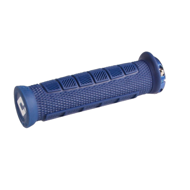 ODI Elite Pro V2.1 Grips - Blue Lock-On Grips ODI   