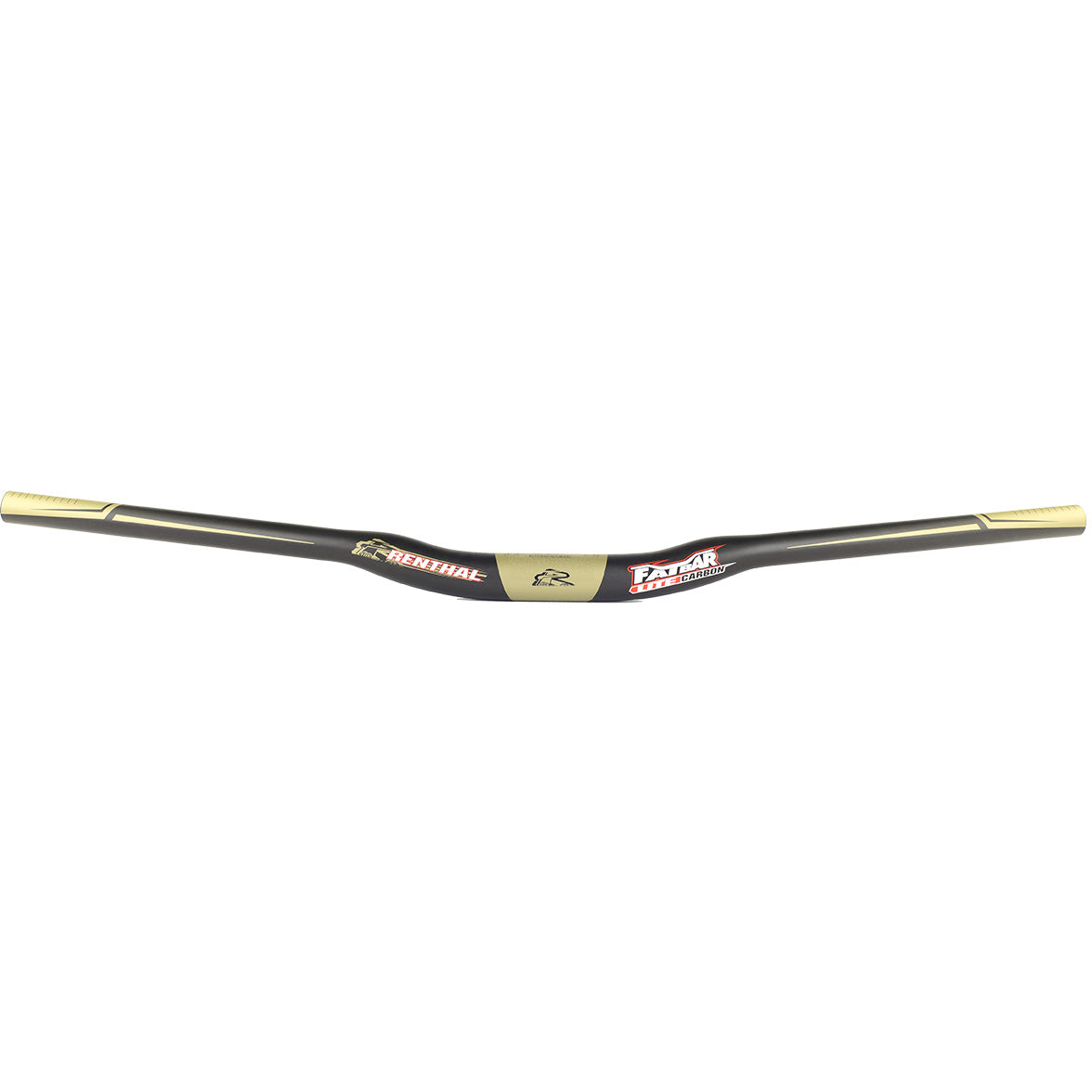 Renthal V2 Fatbar Lite Carbon Handlebar - 20mm Rise 31.8mm Clamp 760mm Width Carbon Flat/Riser Handlebar Renthal   