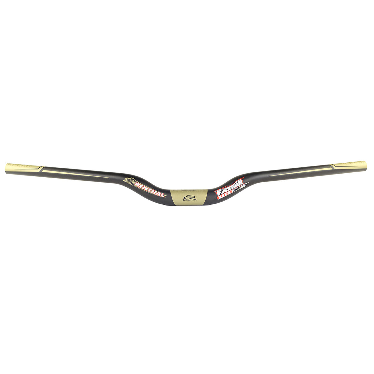 Renthal V2 Fatbar Lite Carbon Handlebar - 40mm Rise 31.8mm Clamp 760mm Width Carbon Flat/Riser Handlebar Renthal   