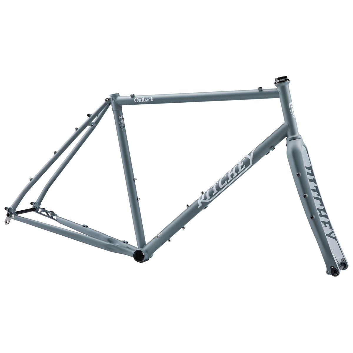 Ritchey Outback Frameset - 700c/650b Steel Gray X-Small All-Road Frame Ritchey   