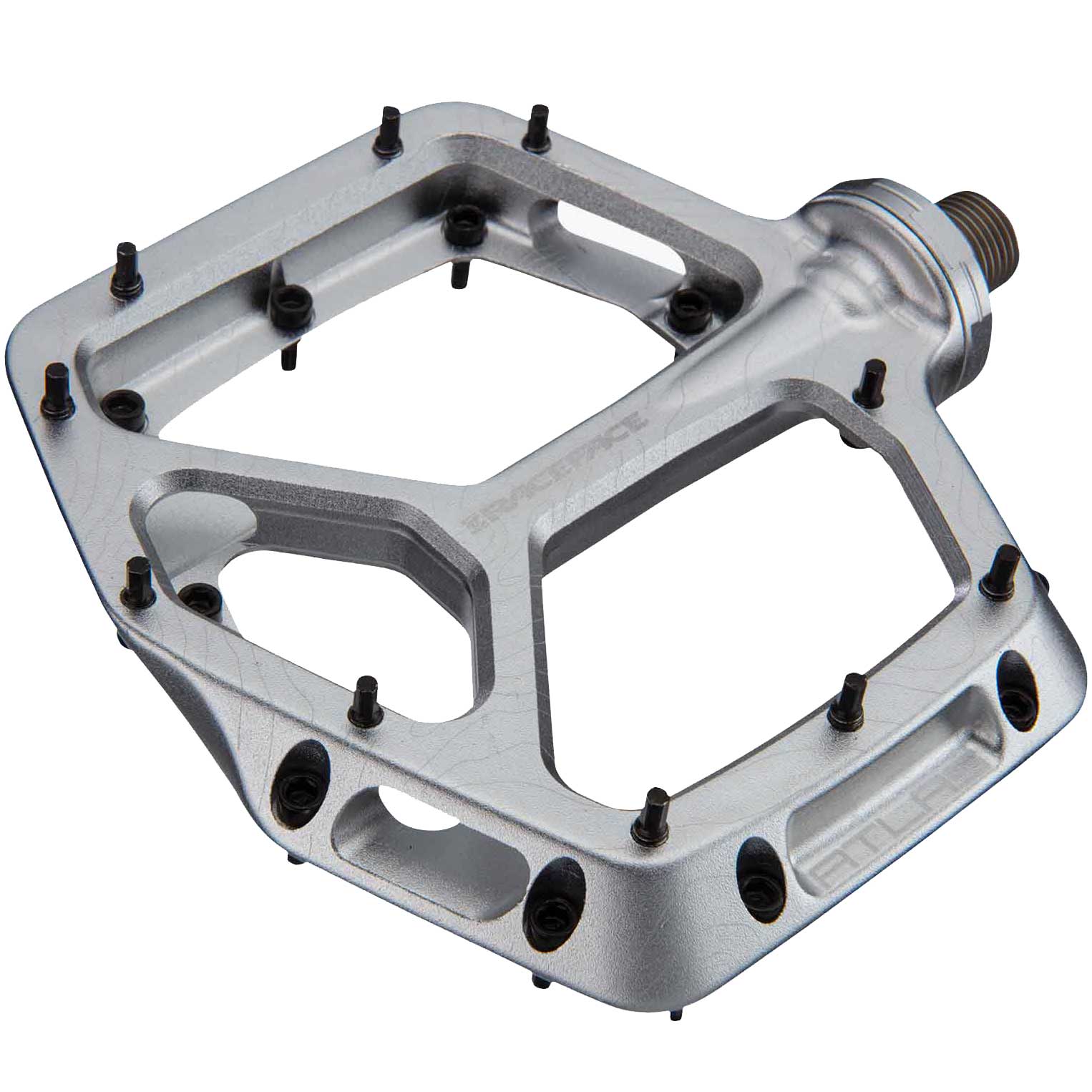 RaceFace Atlas Pedals - Platform Aluminum 9/16" Silver Pedals Race Face   