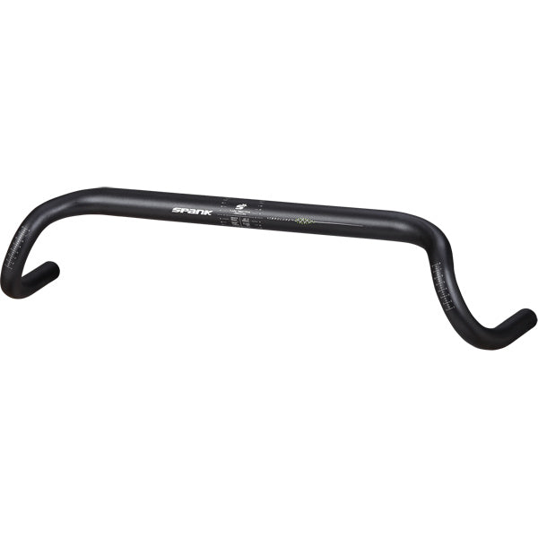 Spank Flare 25 Drop Handlebar - 48cm 31.8mm 25deg Flare  Black Handlebars Spank   