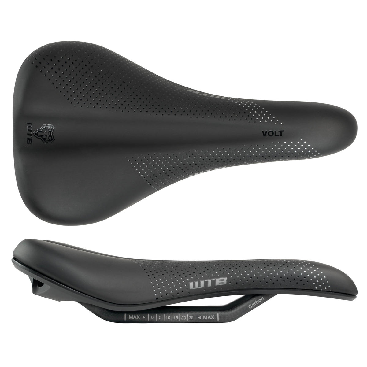 WTB Volt Fusion Form Saddle - Carbon Black Medium Saddles WTB   