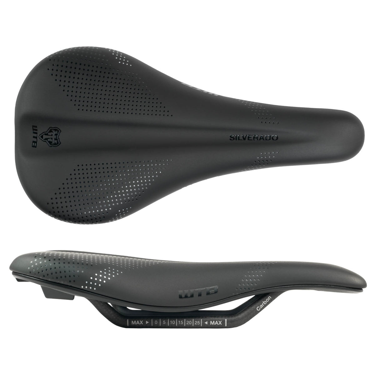 WTB Silverado 265 Fusion Form Saddle - Carbon Black Narrow Saddles WTB   