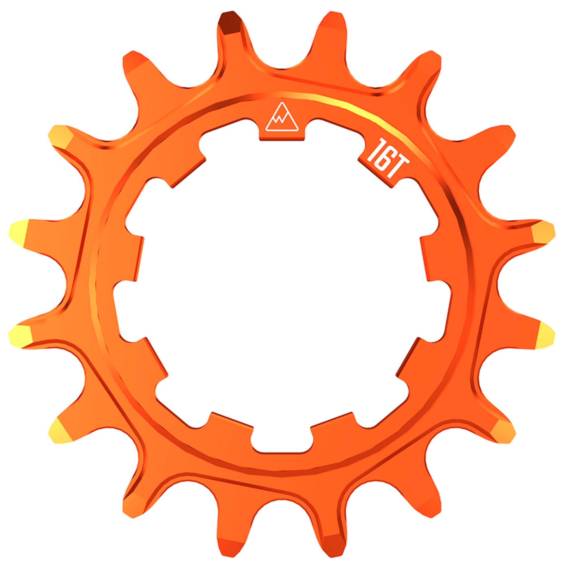 Wheels Manufacturing SOLO-XD Cog - 16t Orange Driver and Single Cog Wheels Manufacturing   