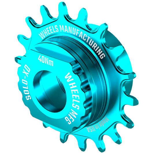 Wheels Manufacturing SOLO-XD XD/XDR Single Speed Conversion Kit - 18t For SRAM XD/XDR Freeubs Teal Driver and Single Cog Wheels Manufacturing   