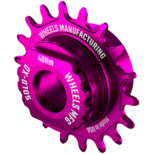 Wheels Manufacturing SOLO-XD XD/XDR Single Speed Conversion Kit - 18t For SRAM XD/XDR Freeubs Purple Driver and Single Cog Wheels Manufacturing   